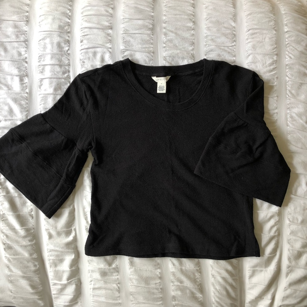 Nordstrom Caslon Ruffle Sleeve Top